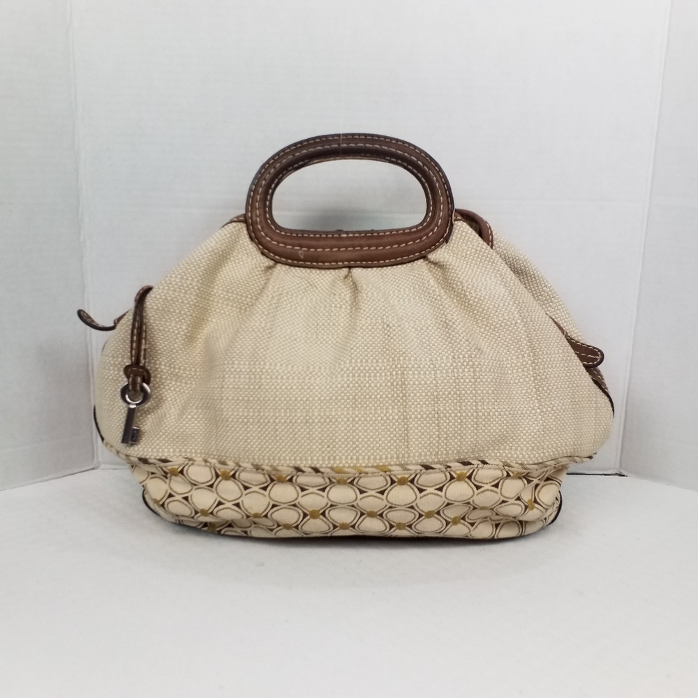 Fossil Handbag With Luggage Handles